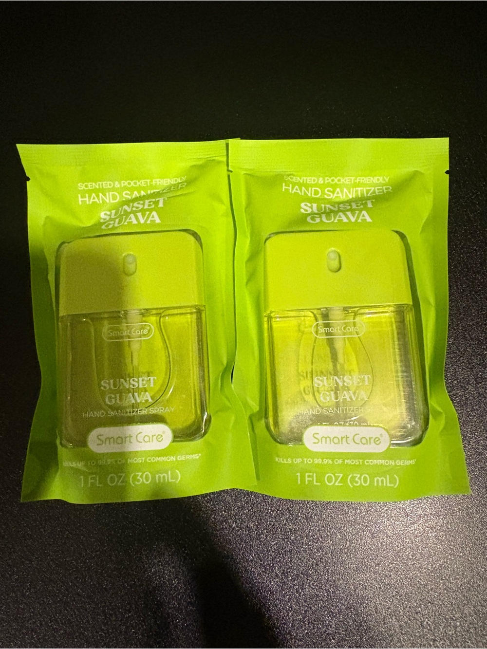 Sunset Guava Hand Sanitizer Spray - Lime Green